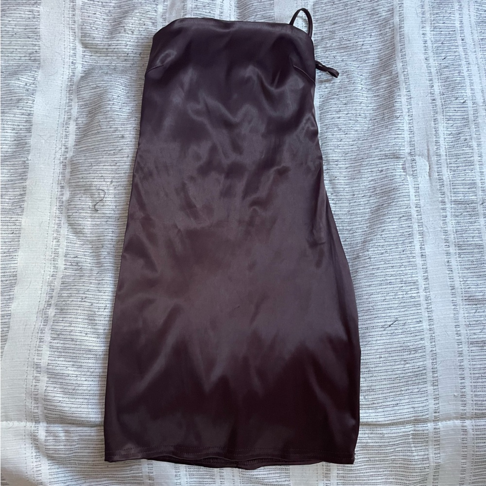 Satin Skin tight dress